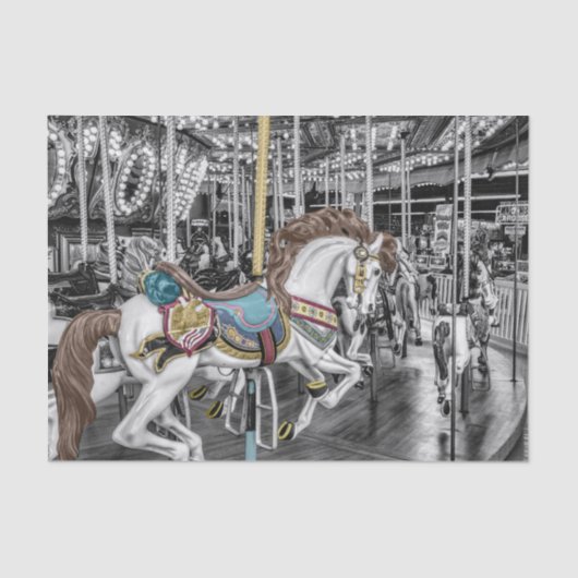 Mergo Round Carousel Seidenpapier (Vorderseite)