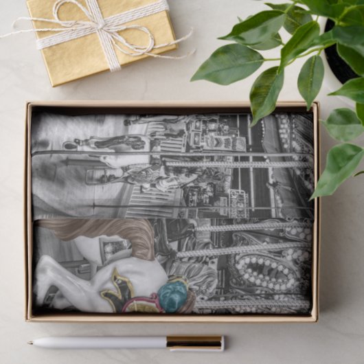 Mergo Round Carousel Seidenpapier (Geschenk)