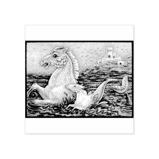 MERHORSE & BABY FANTASY RUBBER BRIEFMARKE GUMMISTEMPEL (Prägung)