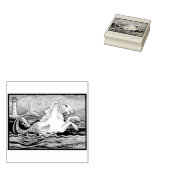 MERHORSE & LIGHT HOUSE FANTASY RUBBER BRIEFMARKE GUMMISTEMPEL (Stempel)