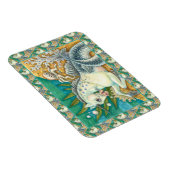 MERHORSE & WHITE OCTOPUS, FANTASY UNICORNHORSE MAGNET (Rechte Seite)