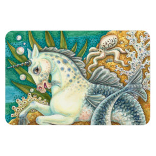 MERHORSE & WHITE OCTOPUS, FANTASY UNICORNHORSE MAGNET