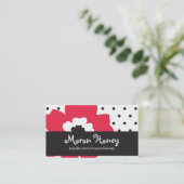 Meri Geschäfts-Visitenkarte Visitenkarte (Stehend Vorderseite)