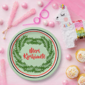 Meri Kirihimete Maori Merry Christmas 9" Pappteller (Party)