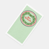 Meri Kirihimete Maori Merry Christmas Serviette (Ecke)