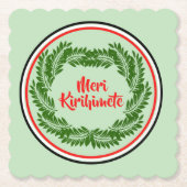 Meri Kirihimete Maori Merry Christmas Untersetzer (Vorderseite)