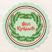 Meri Kirihimete Maori Merry Christmas Untersetzer (Vorderseite)