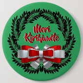 Meri Kirihimete Maori zu frohen Weihnachten Button (Vorderseite)