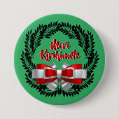 Meri Kirihimete Maori zu frohen Weihnachten Button (Vorderseite)