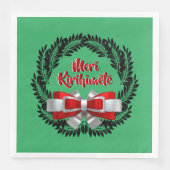 Meri Kirihimete Maori zu frohen Weihnachten Serviette (Vorderseite)