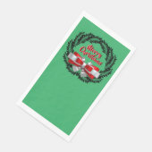 Meri Kirihimete Maori zu frohen Weihnachten Serviette (Ecke)