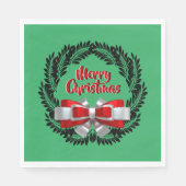 Meri Kirihimete Maori zum fröhlichen Weihnachtsfes Serviette (Vorderseite)