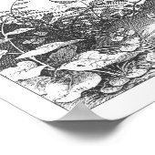 MERIAN: Heidelberg Castle and Old City (1620) Poster (Ecke)