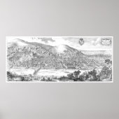 MERIAN: Heidelberg Castle and Old City (1620) Poster (Vorne)