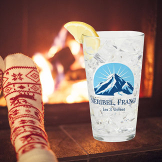 Méribel France Skigebiet Souvenir Glas