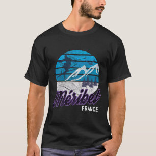 Meribel Französische Alpen Moutiers Frankreich Ski T-Shirt