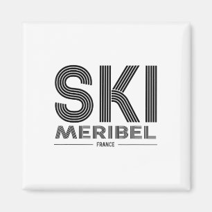 Méribel Ski Resort Frankreich Alpen Französischer Magnet