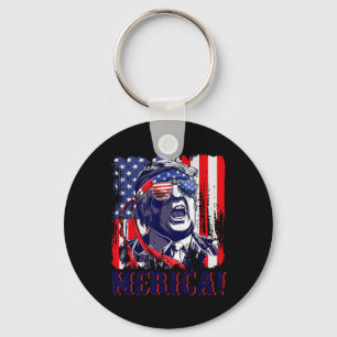 Merica 4. Juli Amerikanische Flagge Murica merica  Schlüsselanhänger
