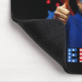 Merica 4. Juli Feuerwerk Funny Trump Independe Mousepad (Ecke)