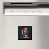 Merica 4. Juli Funny Trump Fireworks Independe Magnet (In Situ (Geschirrspüler))