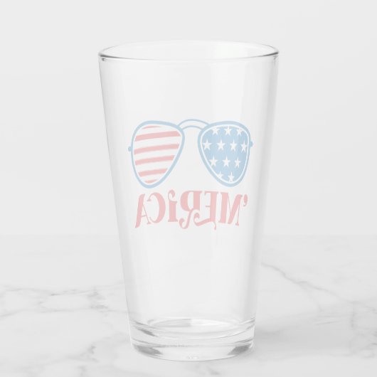"Merica - 4. Juli Glas (Rückseite)