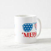 "Merica - 4. Juli Kaffeetasse (VorderseiteRechts)