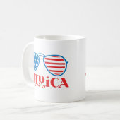 "Merica - 4. Juli Kaffeetasse (Vorderseite Links)