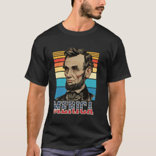 Merica Abe Abraham Lincoln - 4. Juli T-Shirts