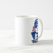 Merica America Happy 4. Juli Trump American Fl Kaffeetasse (VorderseiteRechts)