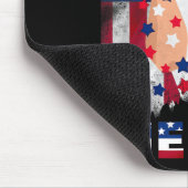 Merica Bae Salt Sprinkle American Flag Patriotics Mousepad (Ecke)