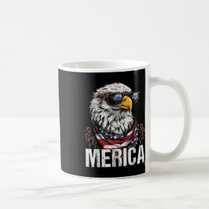 Merica Bald Eagle Patriotic Adler 4. Juli Amer Kaffeetasse