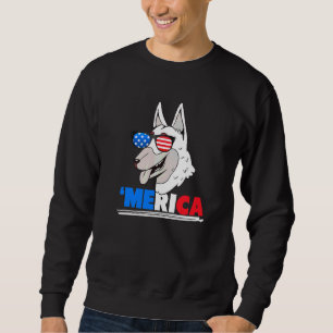 Merica Belgischer Malinois Hund   Sweatshirt