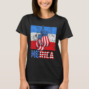 Merica Box Gloves American Flag 4. Juli Boxing T-Shirt