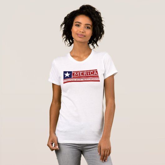 'Merica - Bürgschaft des Ergebenheit T-Shirt (Vorne ganz)