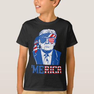 Merica Donald Trump - Funny Trump 4. Juli Amer T-Shirt