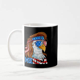 Merica Eagle Mullet 4. Juli Amerikanische Flagge U Kaffeetasse