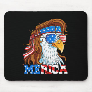 Merica Eagle Mullet 4. Juli Amerikanische Flagge U Mousepad