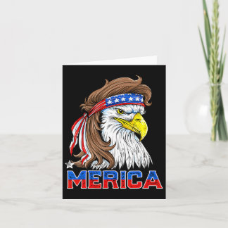 Merica Eagle Mullet 4. Juli Männer Frauen Amerikan Karte