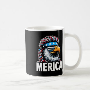 Merica Eagle Mullet Sungles Usa American Flag Eagl Kaffeetasse