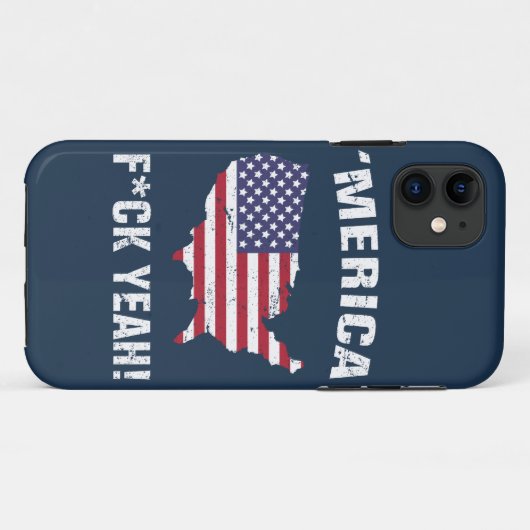 'Merica Fck ja! Case-Mate iPhone Hülle (Rückseite (Horizontal))
