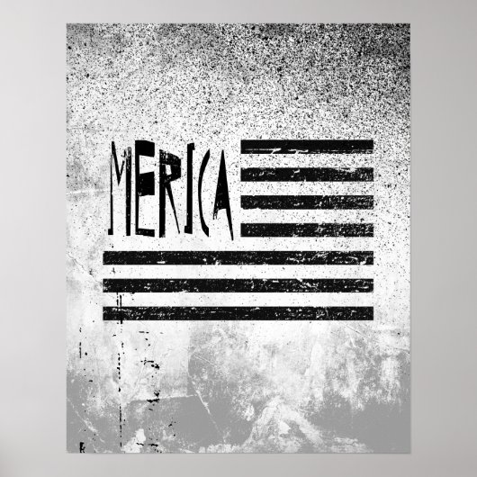 Merica Flag Poster (Vorne)