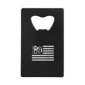 Merica Flagge Kreditkartenflaschenöffner (Vorderseite)