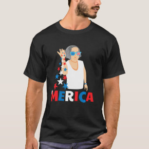 Merica George Washington Bae 4. Juli American T-Shirt