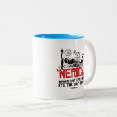 "Merica - Gewinnen ist nicht alles Zweifarbige Tasse (VorderseiteRechts)