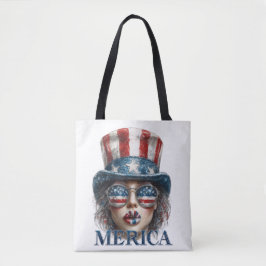 Merica Girl, Amerikanische Unabhängigkeitstag Glam Tasche