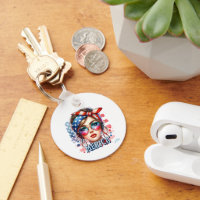 MERICA' Girl - Retro Patriotic USA Flag Bandana Su