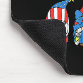 Merica Gnomes USA Flag Fireworks Memorial Day 4. Mousepad (Ecke)