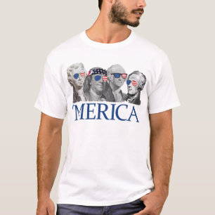 Merica Gründungsväter Patriotic 4. Juli Merica T-Shirt