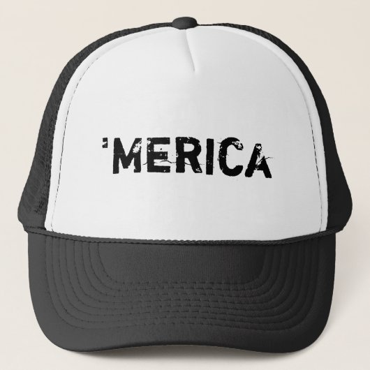 'merica Hut Truckerkappe (Vorderseite)