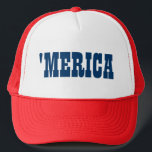 Merica LKW-Hut für 4. Juli Party Truckerkappe<br><div class="desc">Merica LKW Hut für 4. Juli Unabhängigkeitstag Party. Vaterländische amerikanische Unabhängigkeitstag-Kappe. Team USA.</div>